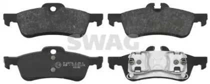 Комплект тормозных колодок, дисковый тормоз SWAG купить